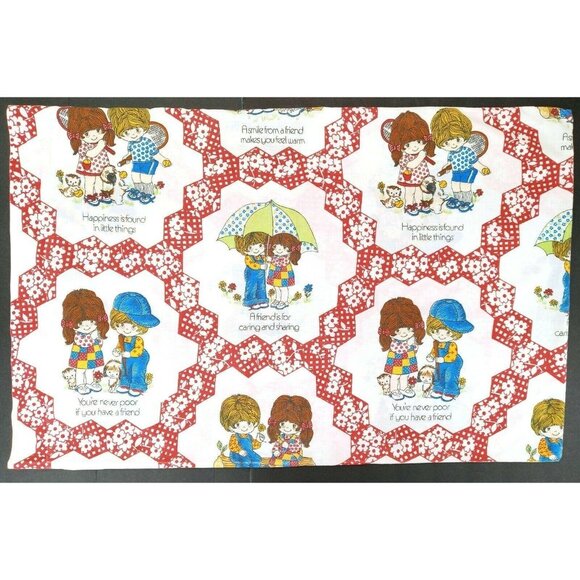 BIBB Other - Vintage Gentle Treasures Pillowcase Standard Size 1976 Boy Girl Friendship Bibb